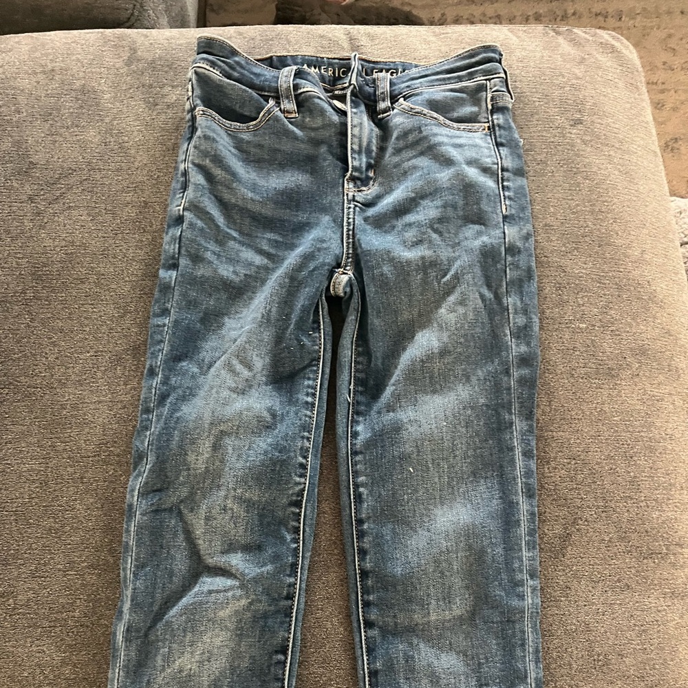 Blue American eagle skinny Jeans